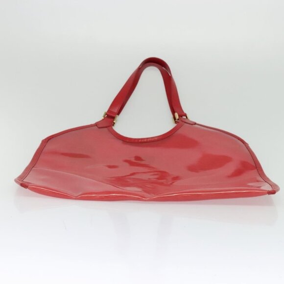 LOUIS VUITTON Epi Plage Via Hand Bag Vinyl Red Grenadine - Picture 14 of 16